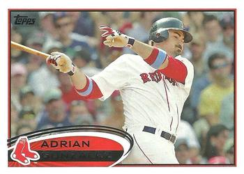 2012 Topps #50 Adrian Gonzalez Front