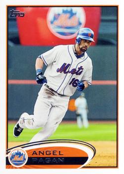 2012 Topps #191 Angel Pagan Front