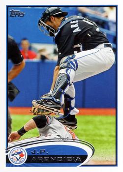 2012 Topps #207 J.P. Arencibia Front
