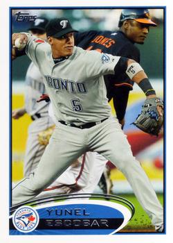 2012 Topps #229 Yunel Escobar Front
