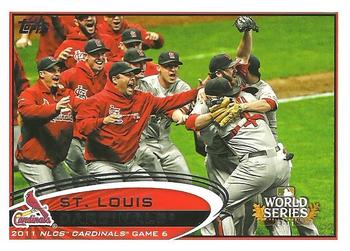 2012 Topps #233 St. Louis Cardinals Front