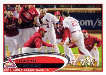2012 Topps #291 David Freese Front