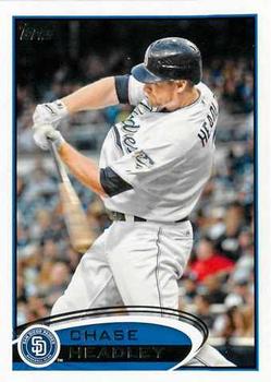 2012 Topps #388 Chase Headley Front