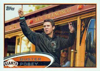 2012 Topps #398 Buster Posey Front