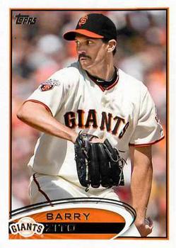 2012 Topps #420 Barry Zito Front