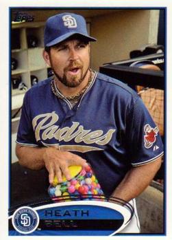 2012 Topps #421 Heath Bell Front