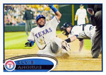 2012 Topps #439 Elvis Andrus Front