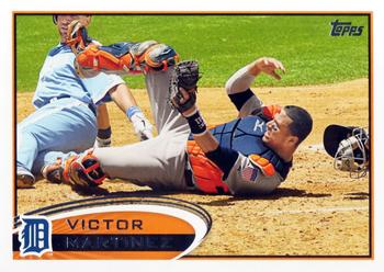 2012 Topps #461 Victor Martinez Front