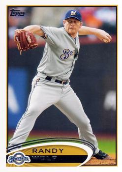 2012 Topps #545 Randy Wolf Front