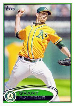 2012 Topps #652 Grant Balfour Front