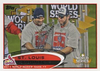 2012 Topps #53 St. Louis Cardinals Front