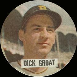 1961 Chemstrand Patches #NNO Dick Groat Front