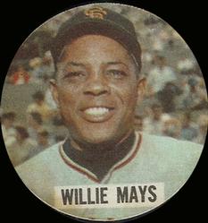 1961 Chemstrand Patches #NNO Willie Mays Front