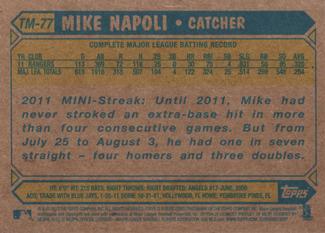 2012 Topps - 1987 Topps Minis #TM-77 Mike Napoli Back
