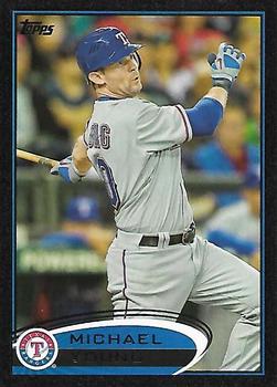 2012 Topps - Black #55 Michael Young Front