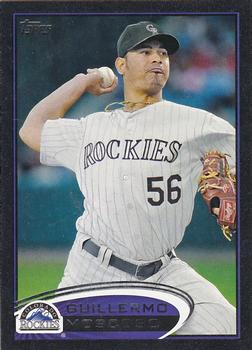 2012 Topps - Black #431 Guillermo Moscoso Front
