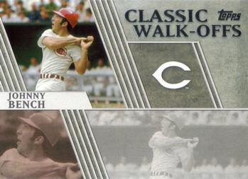 2012 Topps - Classic Walk-Offs #CW-3 Johnny Bench Front