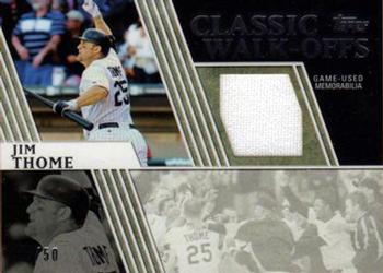 2012 Topps - Classic Walk-Offs Relics #CWR-JT Jim Thome Front
