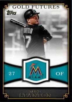 2012 Topps - Gold Futures #GF-14 Mike Stanton Front