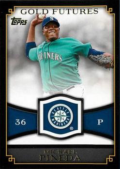 2012 Topps - Gold Futures #GF-1 Michael Pineda Front