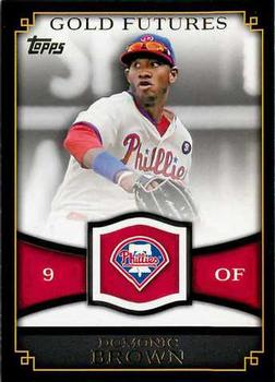 2012 Topps - Gold Futures #GF-38 Domonic Brown Front