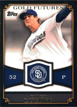 2012 Topps - Gold Futures #GF-50 Cory Luebke Front