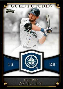 2012 Topps - Gold Futures #GF-6 Dustin Ackley Front