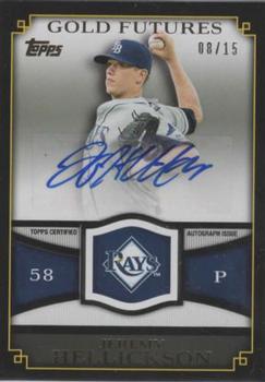2012 Topps - Gold Futures Autographs #GFA-JH Jeremy Hellickson Front