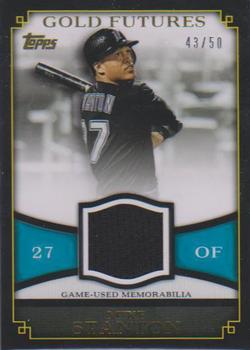 2012 Topps - Gold Futures Relics #GFR-MS Mike Stanton Front