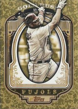 2012 Topps - Gold Rush Wrapper Redemption (Series 1) #1 Albert Pujols Front