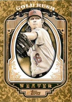 2012 Topps - Gold Rush Wrapper Redemption (Series 1) #27 Jered Weaver Front