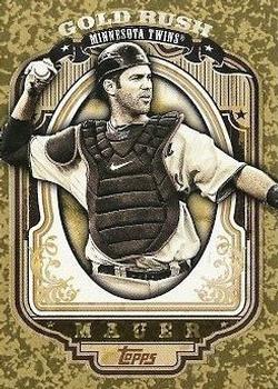 2012 Topps - Gold Rush Wrapper Redemption (Series 1) #29 Joe Mauer Front