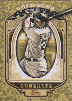 2012 Topps - Gold Rush Wrapper Redemption (Series 1) #2 Adrian Gonzalez Front