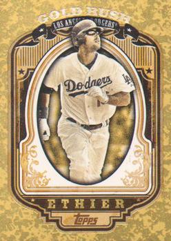 2012 Topps - Gold Rush Wrapper Redemption (Series 1) #34 Andre Ethier Front