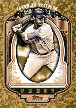 2012 Topps - Gold Rush Wrapper Redemption (Series 1) #43 Salvador Perez Front