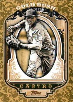 2012 Topps - Gold Rush Wrapper Redemption (Series 1) #44 Starlin Castro Front