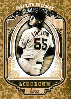 2012 Topps - Gold Rush Wrapper Redemption (Series 1) #46 Tim Lincecum Front