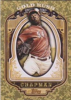 2012 Topps - Gold Rush Wrapper Redemption (Series 1) #5 Aroldis Chapman Front