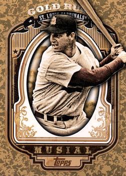 2012 Topps - Gold Rush Wrapper Redemption (Series 1) #52 Stan Musial Front