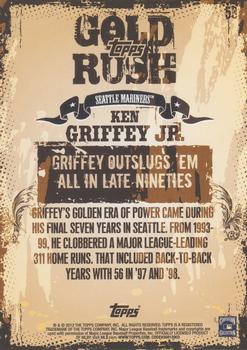 2012 Topps - Gold Rush Wrapper Redemption (Series 1) #53 Ken Griffey Jr. Back