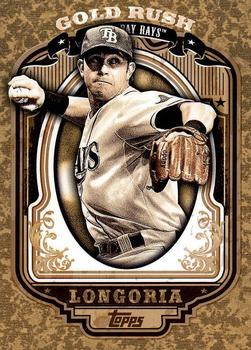 2012 Topps - Gold Rush Wrapper Redemption (Series 1) #56 Evan Longoria Front