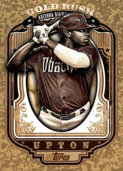 2012 Topps - Gold Rush Wrapper Redemption (Series 1) #57 Justin Upton Front