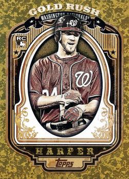 2012 Topps - Gold Rush Wrapper Redemption (Series 1) #60 Bryce Harper Front