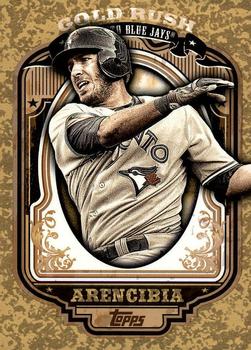 2012 Topps - Gold Rush Wrapper Redemption (Series 1) #69 J.P. Arencibia Front