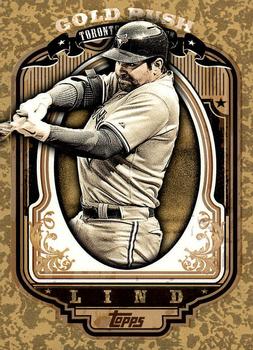 2012 Topps - Gold Rush Wrapper Redemption (Series 1) #79 Adam Lind Front
