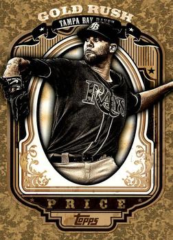 2012 Topps - Gold Rush Wrapper Redemption (Series 1) #85 David Price Front