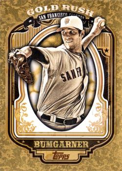 2012 Topps - Gold Rush Wrapper Redemption (Series 1) #86 Madison Bumgarner Front