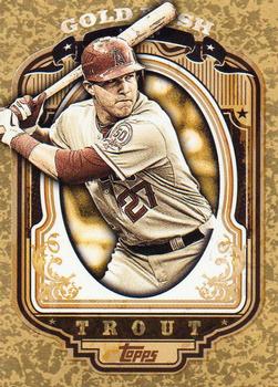 2012 Topps - Gold Rush Wrapper Redemption (Series 1) #89 Mike Trout Front