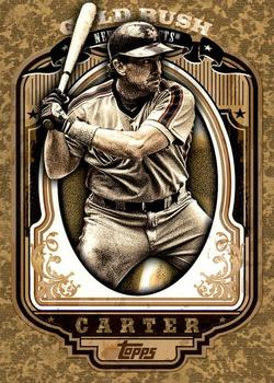 2012 Topps - Gold Rush Wrapper Redemption (Series 1) #100 Gary Carter Front