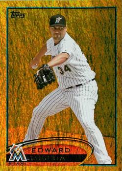 2012 Topps - Gold Sparkle #178 Edward Mujica Front